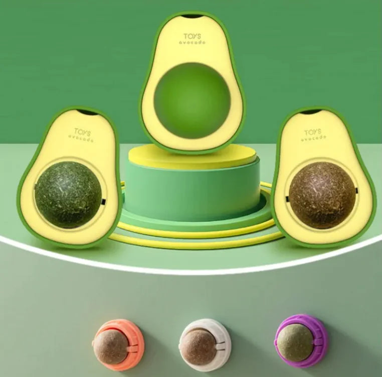 Juguete para gatos con hierba gatera en forma de bola