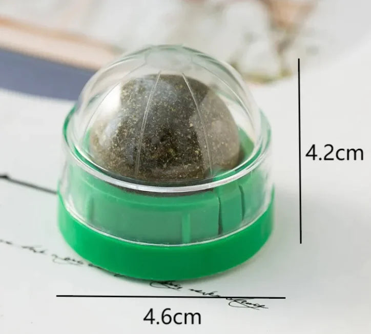 Juguete para gatos con hierba gatera en forma de bola